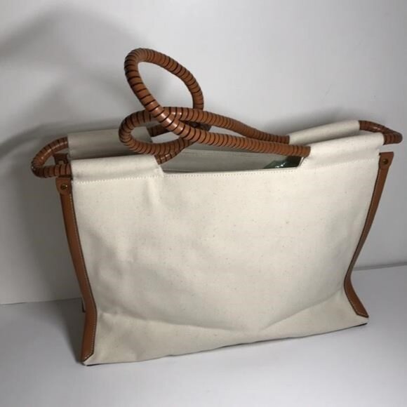 New Authentic New Authentic ISABEL MARANT Toledo Canvas Tote Bag - Picture 9 of 15